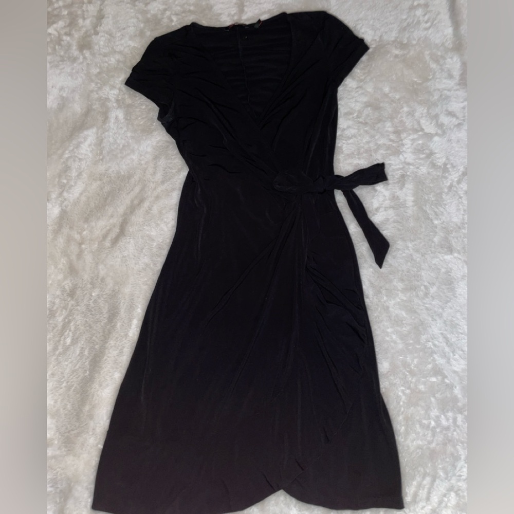 Wrap tie dress